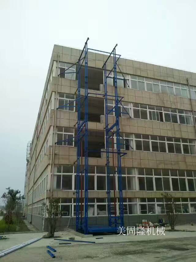 大连室外双臂导轨式升降机厂家